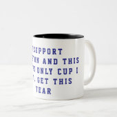 Je soutiens Everton Mug (Devant droit)