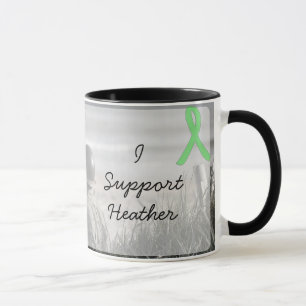 Je soutiens Heather, Casualty War Poem Coffee Mug