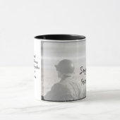 Je soutiens Heather, Casualty War Poem Coffee Mug (Centre)