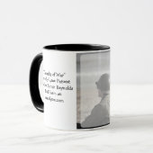 Je soutiens Heather, Casualty War Poem Coffee Mug (Devant gauche)