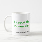 Je soutiens la tasse de plan de Pickens (Gauche)