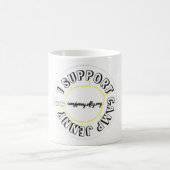 Je soutiens le blanc de tasse de CJ (Centre)