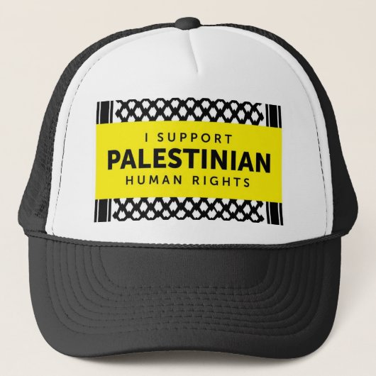 Je soutiens le casquette palestinien de droits de (Devant)