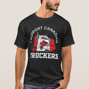 Je soutiens le T-shirt des camionneurs canadiens