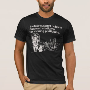 Je soutiens le T-shirt public de stades