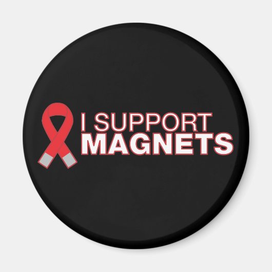 Je soutiens les magnets (Devant)