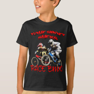 Je sport is klote. Race BMX T-shirt