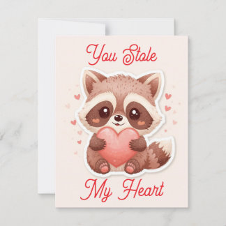 Je Staal Mijn Hart Wasbeer Valentijnskaart Notitiekaartje