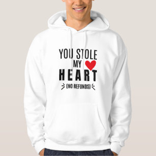 Je stal mijn hart (geen terugbetaling) hoodie