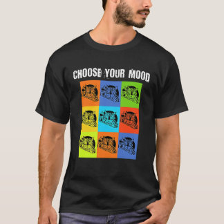 Je stemming om te kiezen   Chagrijnig onbeleefde k T-shirt
