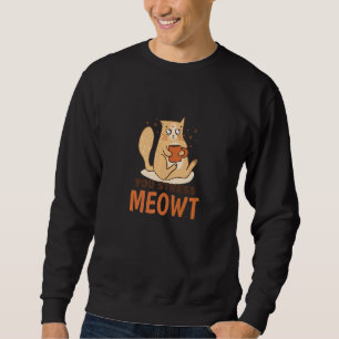 Je Stress Meowt Katten Punt Grafisch Trui
