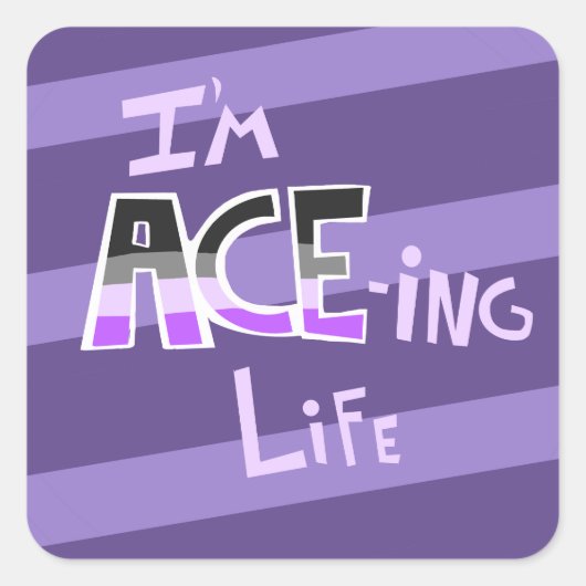 Je suis ACE=ing Life Stickers (Devant)