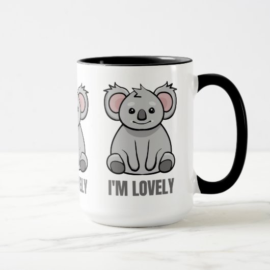 je suis adorable Mug (Droite)