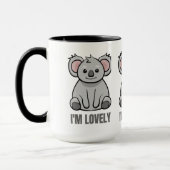 je suis adorable Mug (Gauche)