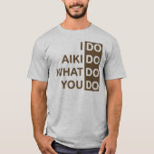 Je Suis Aikido... T-shirt raglan (Devant)