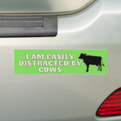 Je Suis Aisément Distrait Par Un Sticker À Vaches (En voiture)