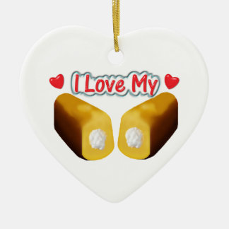 Je suis amoureux de mes Twinkies Ornement de Noël
