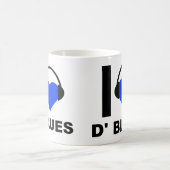 Je suis amoureux du D'Blues Mug drôle (Centre)