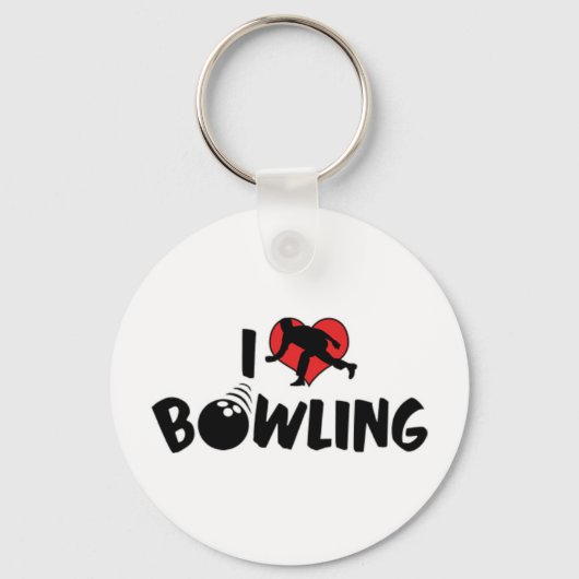 Je suis amoureux du porte-clés de bowling (Recto)