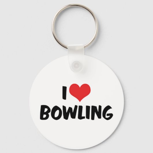 Je suis amoureux du porte-clés de bowling (Recto)