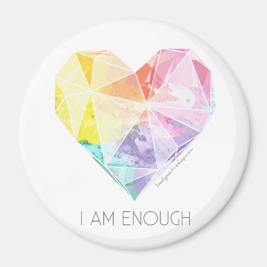 Je Suis Assez - Aimant Réfrigérateur (Devant)