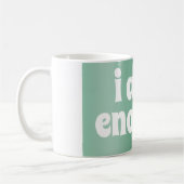 "Je Suis Assez" Mug Classique | Vert sage (Gauche)