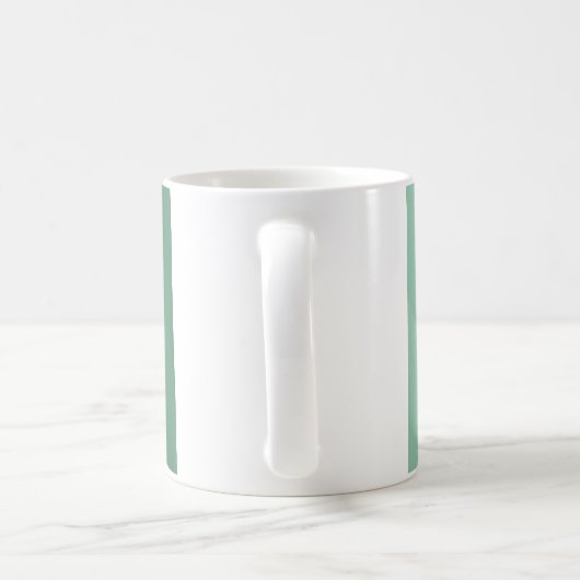 "Je Suis Assez" Mug Classique | Vert sage (Poignée)