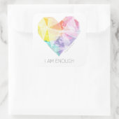 Je Suis Assez - Sticker Miroir/Échelle (Sac)