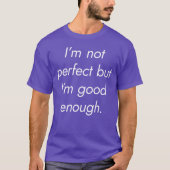 Je suis assez T-shirt foncé de base (Devant)