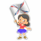 Je suis Assyrie Custom-Cut Vinyl Sticker (Devant)