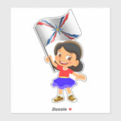 Je suis Assyrie Custom-Cut Vinyl Sticker (Feuille)