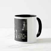 "Je suis aussi seul que vous." Mug (Devant droit)