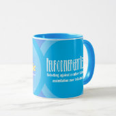 Je SUIS Autiste NeuroDivergent Rebel Coffee Mug (Devant droit)