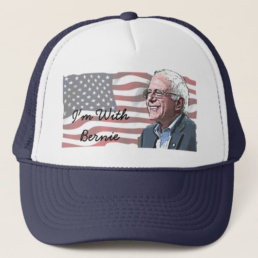 Je suis avec Bernie Sanders Casquette de baseball (Devant)