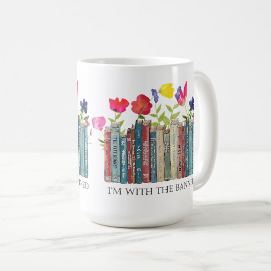 Je suis avec la Mug de café interdit (Devant droit)