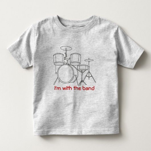 Je suis avec le contour de noir de T-shirt de (Devant)