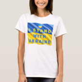 Je Suis Avec Le Drapeau Ukrainien T-shirt Ukraine (Devant)