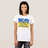 Je Suis Avec Le Drapeau Ukrainien T-shirt Ukraine (Devant entier)