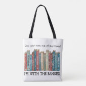 Je suis avec le sac cabas littéraire interdit (Dos)