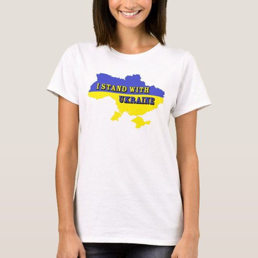 JE SUIS AVEC LE T-shirt UKRAINE (Devant)