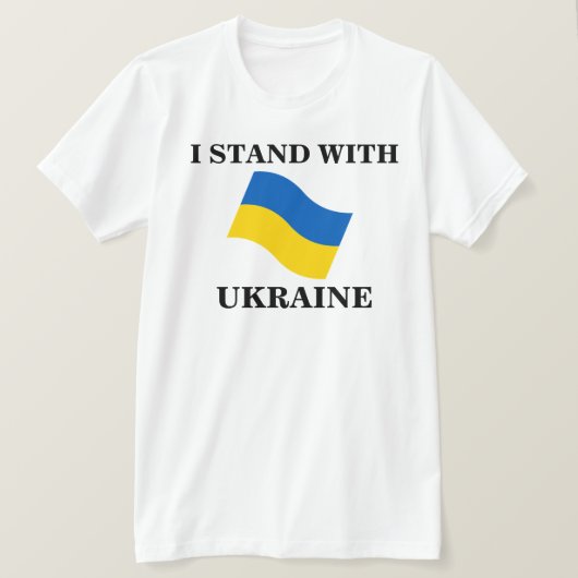JE SUIS AVEC LE T-shirt UKRAINE (Design devant)