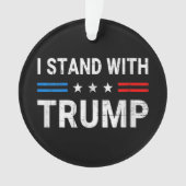 Je Suis Avec Trump American Flag (devant)