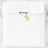 Je suis BANANAS pour toi... autocollant (Sac)