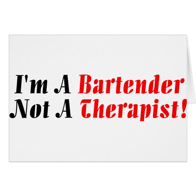 Je Suis Bartender (Devant horizontal)