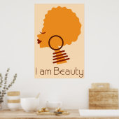 Je suis Beauty Natural Hair Poster (Cuisine)