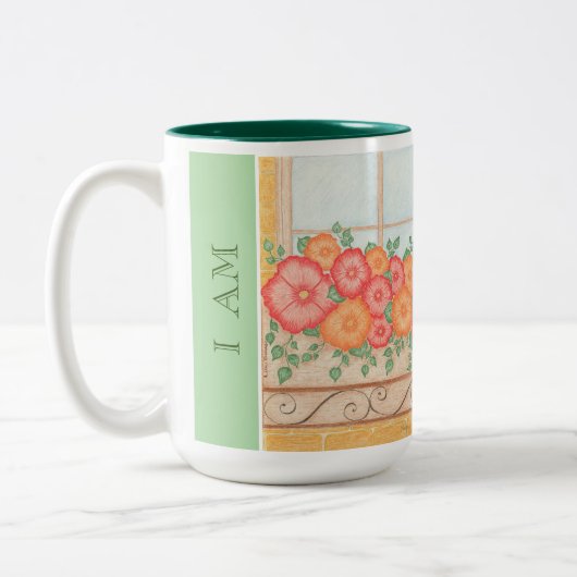 JE SUIS Béni ! - Bénédictions cachées Mug de café (Gauche)