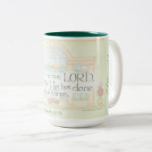 Je suis béni chanter à Lord Coffee Mug (Devant droit)