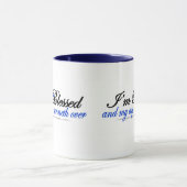 Je suis béni et ma tasse Runneth plus de (Centre)