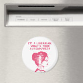 Je suis bibliothécaire - Aimant (In Situ (Lave-vaisselle))