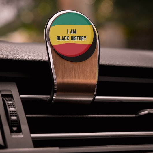 Je suis Black History Flag Magnet